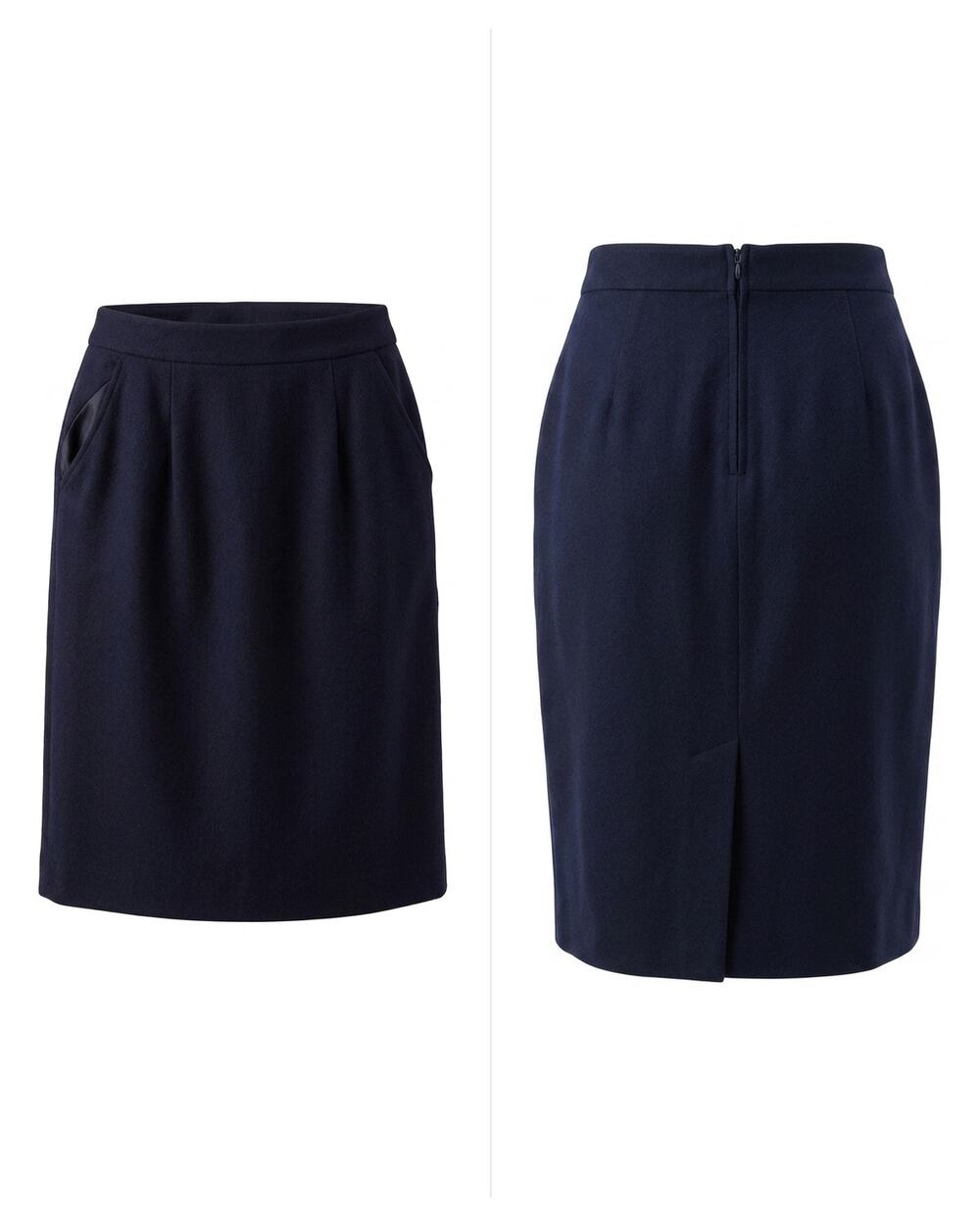 Vintage Lord & Taylor  Script Pencil Knee Length Skirt Women Size 4